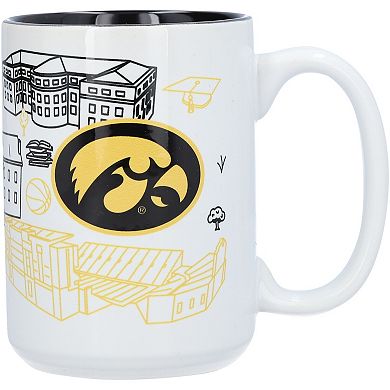 Iowa Hawkeyes 15oz. Campus Mug