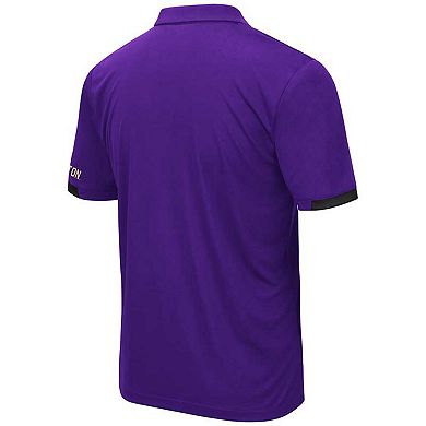 Men's Colosseum Purple Washington Huskies Big & Tall Santry Polo