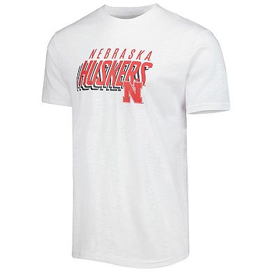 Men's Concepts Sport Charcoal/White Nebraska Huskers Downfield Top & Shorts Set