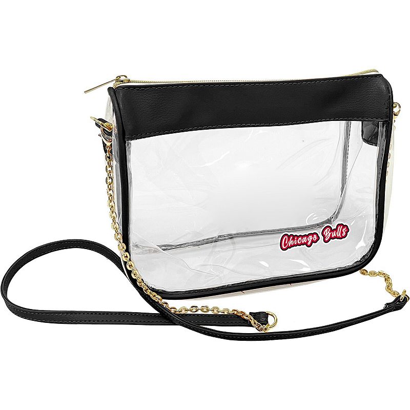 Chicago Bulls Hype Stadium Crossbody Clear Bag, Team