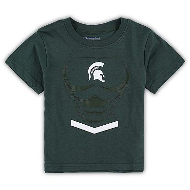 Toddler Champion Green Michigan State Spartans Super Hero T-Shirt