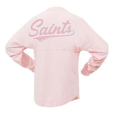 Women's Fanatics Branded Pink New Orleans Saints Millennial Spirit Jersey T-Shirt