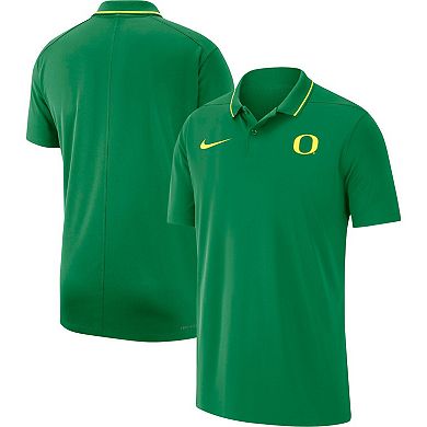 Men's Nike Green Oregon Ducks Coaches Performance Polo