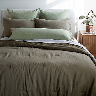 100% French Linen Lumbar Sham - 16" x 44"