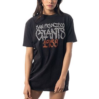 Women's The Wild Collective Black San Francisco Giants T-Shirt Dress