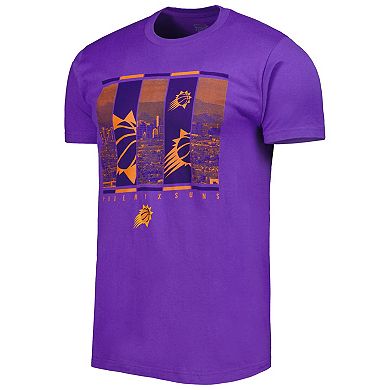 Men's Stadium Essentials Purple Phoenix Suns City Skyline T-Shirt