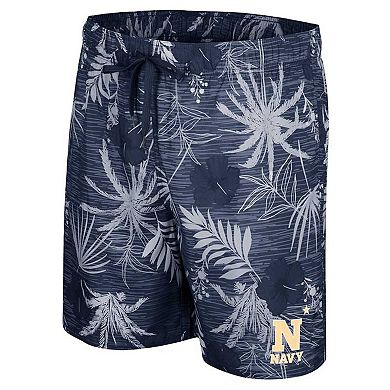 Men's Colosseum Navy Navy Midshipmen What Else is New Swim Shorts