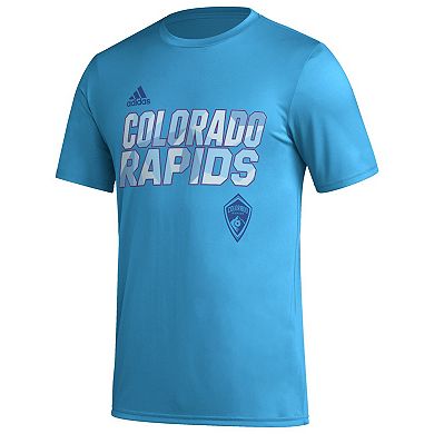 Men's adidas Sky Blue Colorado Rapids Team Jersey Hook AEROREADY T-Shirt