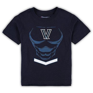 Toddler Champion Navy Villanova Wildcats Super Hero T-Shirt