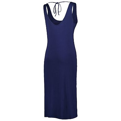 Women's G-III 4Her by Carl Banks College Navy Seattle Seahawks Training V-Neck Maxi Dress