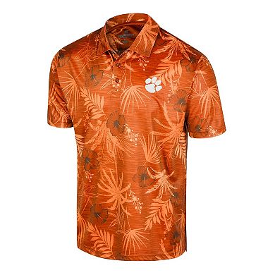 Men's Colosseum Orange Clemson Tigers Palms Team Polo