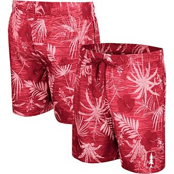 Men's Colosseum Cardinal Stanford Cardinal What Else is New Swim Shorts