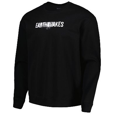 Men's The Wild Collective Black San Jose Earthquakes Pullover Sweatshirt