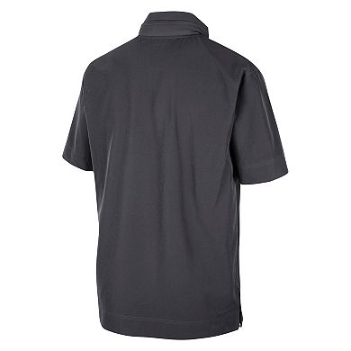 Men's Nike Anthracite Oklahoma Sooners Coaches Half-Zip Short Sleeve Jacket