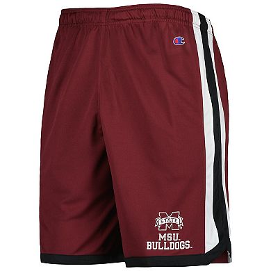 Men's Champion Maroon Mississippi State Bulldogs Basketball Shorts