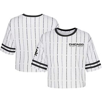 Girls Youth White Chicago White Sox Ball Striped T-Shirt