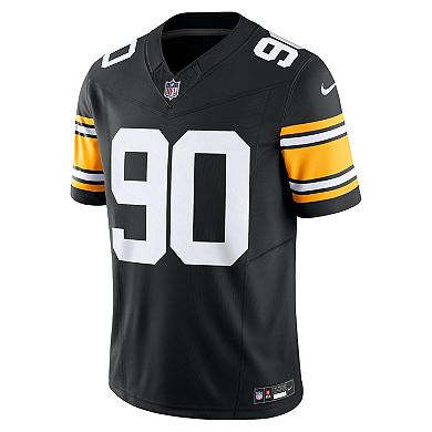 Men's Nike T.J. Watt Black Pittsburgh Steelers Vapor F.U.S.E. Limited ...