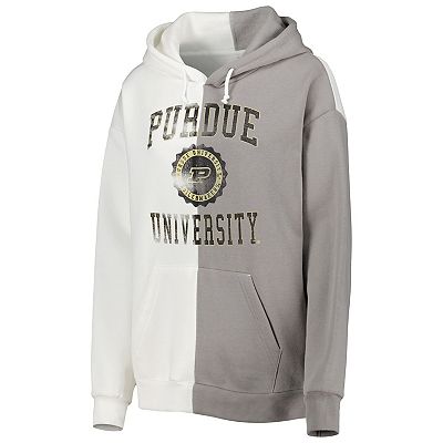 売れ筋商品|||ゲームデイ パーカー・スウェットシャツ アウター レディース Women's Gray, White Purdue Boilermakers Split Pullover Hoodie Gray, White Women's Gameday Couture Gray/White Purdue Boilermakers Split