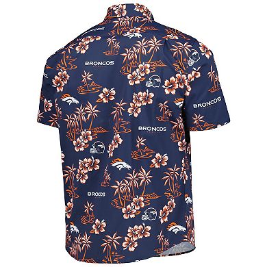 Men's Reyn Spooner Navy Denver Broncos Kekai Button-Up Shirt