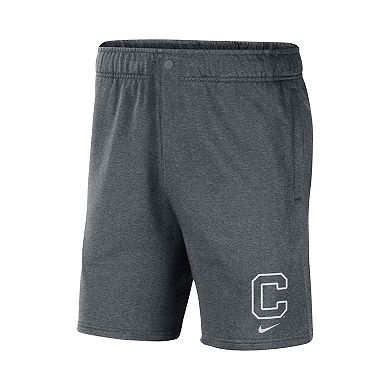 Men's Nike Gray Clemson Tigers Fleece Shorts