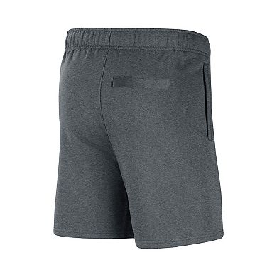 Men's Nike Gray Clemson Tigers Fleece Shorts