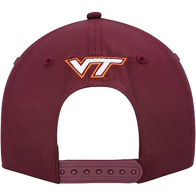 Men's Colosseum Maroon Virginia Tech Hokies Positraction Snapback Hat