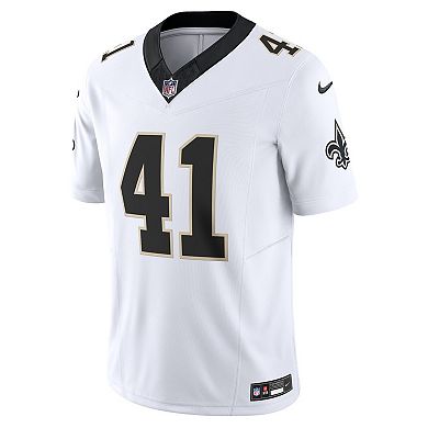 Men's Nike Alvin Kamara White New Orleans Saints Vapor F.U.S.E. Limited Jersey
