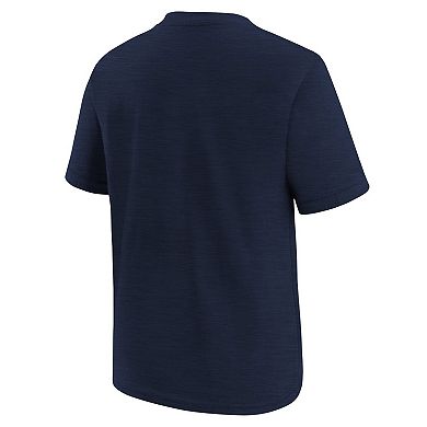 Youth Nike Navy Boston Red Sox Rewind Retro Tri-Blend T-Shirt