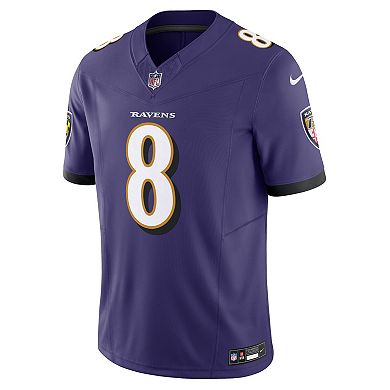 Men's Nike Lamar Jackson Purple Baltimore Ravens Vapor F.U.S.E. Limited  Jersey