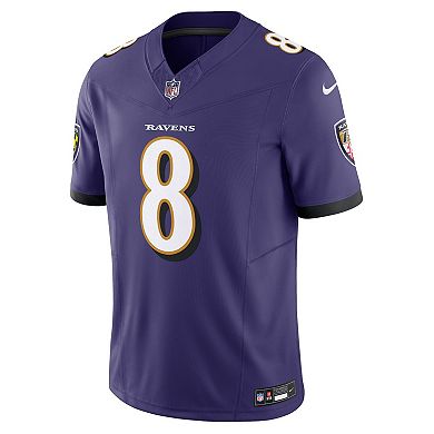 Men's Nike Lamar Jackson Purple Baltimore Ravens Vapor F.U.S.E. Limited Jersey