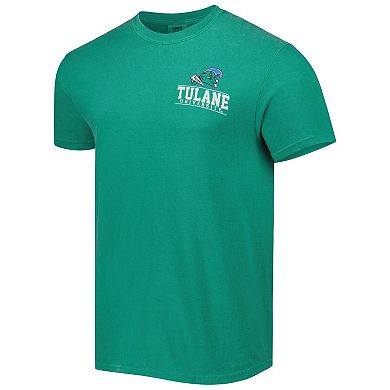 Men's Green Tulane Green Wave Logo Campus Icon T-Shirt