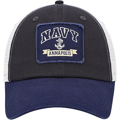 Men's Colosseum  Charcoal Navy Midshipmen Objection Snapback Hat