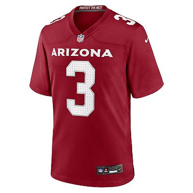 Men's Nike Budda Baker Cardinal Arizona Cardinals Game Player Jersey