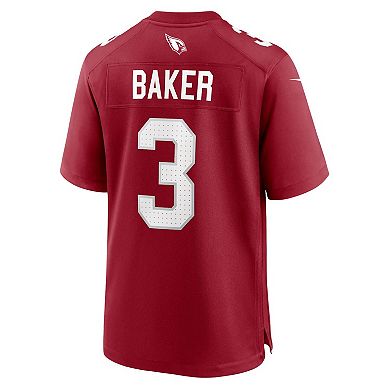 Men's Nike Budda Baker Cardinal Arizona Cardinals Game Player Jersey