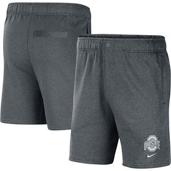 Men's Nike Gray Ohio State Buckeyes Fleece Shorts