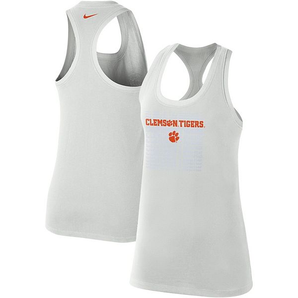 売れ筋商品|||ナイキ カットソー トップス レディース Women's Gray Clemson Tigers Game Time Tank Top Gray Women's Nike Gray Clemson Tigers Game Time Tank Top