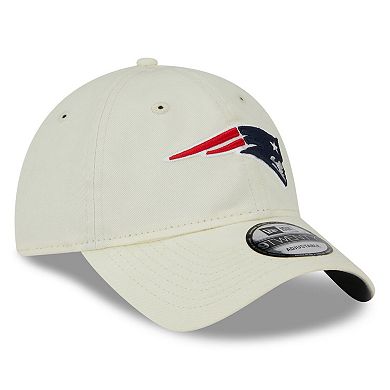 Men's New Era Cream New England Patriots Core Classic 2.0 9TWENTY Adjustable Hat
