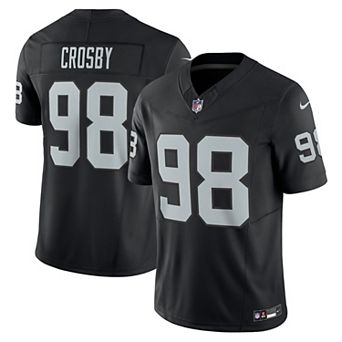 Men's Nike Maxx Crosby Black Las Vegas Raiders Vapor F.U.S.E. Limited Jersey