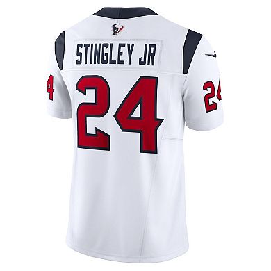 Men's Nike Derek Stingley Jr. White Houston Texans Vapor F.U.S.E. Limited  Jersey