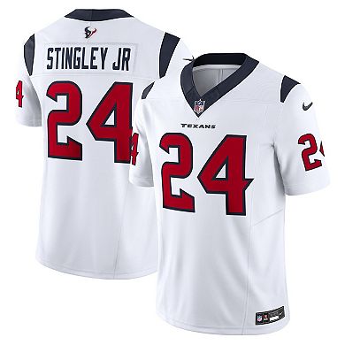 Men's Nike Derek Stingley Jr. White Houston Texans Vapor F.U.S.E. Limited  Jersey
