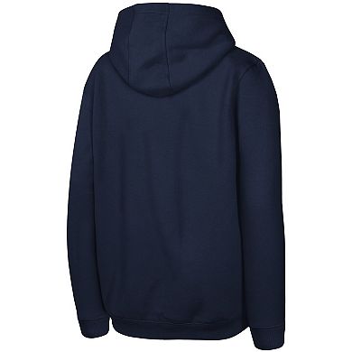 Youth Navy Detroit Tigers Team Primary Logo Pullover Hoodie