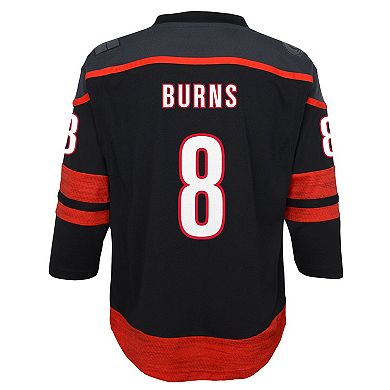 Youth Brent Burns Black Carolina Hurricanes Home Replica Player Jersey