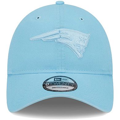 Men's New Era  Light Blue New England Patriots Core Classic 2.0 Brights 9TWENTY Adjustable Hat