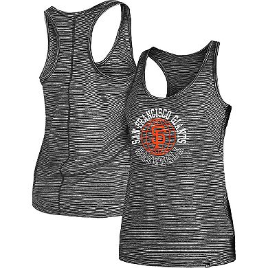 Women's New Era Black San Francisco Giants Active Racerback Tank Top