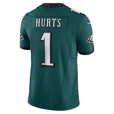 Men's Nike Jalen Hurts Midnight Green Philadelphia Eagles Vapor F.U.S.E. Limited  Jersey