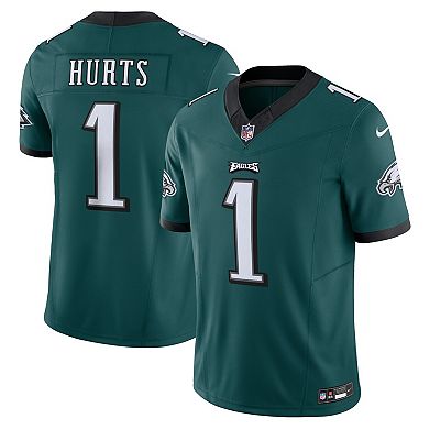 Men's Nike Jalen Hurts Midnight Green Philadelphia Eagles Vapor F.U.S.E. Limited  Jersey