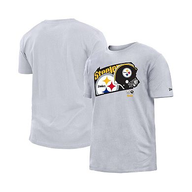 Men's New Era White Pittsburgh Steelers Gameday State T-Shirt