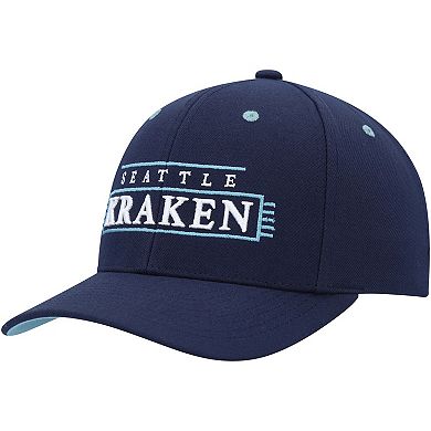 Men's Mitchell & Ness Deep Sea Blue Seattle Kraken LOFI Pro Snapback Hat