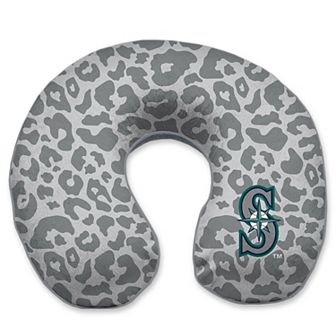 Seattle Mariners Cheetah Print Memory Foam Travel Pillow