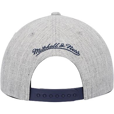 Men's Mitchell & Ness Heather Gray New Orleans Pelicans Hardwood Classics 2.0 Snapback Hat